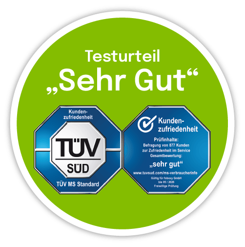 TÜV Süd - foboxy Kundenzufriedenheit